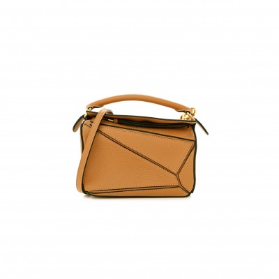 LOEWE MINI PUZZLE BAG IN SOFT GRAINED CALFSKIN A510U95X37-3649 (18*12.5*8cm)